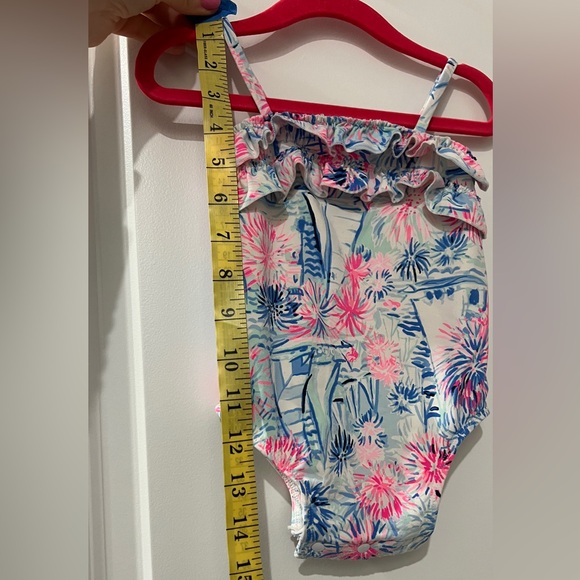 Lilly Pulitzer Pink and Blue Swimsuit Size 9-12mo - Picture 8 of 8